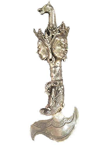 Statue chinoise d'exorcisme de tête de Bouddha pour harmoniser l'ambiance de votre salon Feng Shui