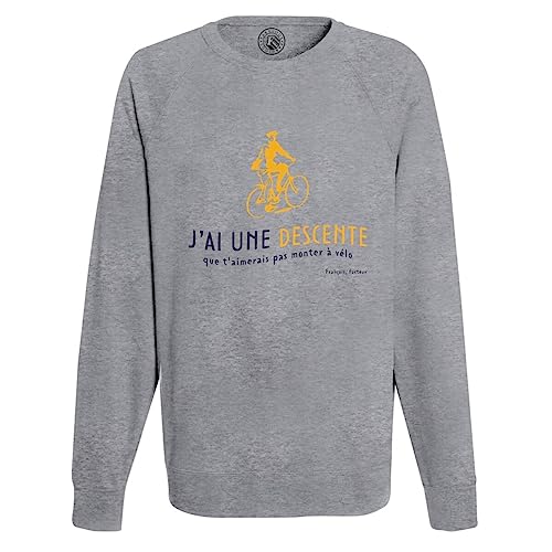 Sweat shirt homme humour alcool une descente confortable original