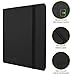 Vault X 9 Pocket Trading Card Binder with Secure Elastic Strap Fastener - Rigid Exo-Tec Folder with 20 Double-Sided Pages each with Side Loading Pockets Protect 360 Cards for TCG