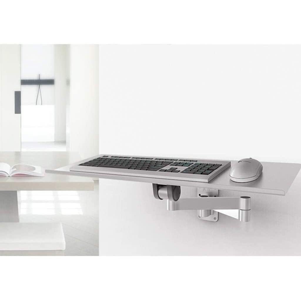 de teclado soporte para teclado soporte aAdjustable para teclado de pared mouse cajón teclado telescóo industrial de pared que ahorra espacio