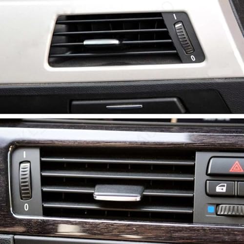 Hoppipola Kit de réparation pour grille d'aération (4 pièces) pour BMW Série 3 E90, E91 et E92 Noir