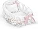 The Ashton-Drake Galleries So Truly Real Baby Doll Accessories: Wicker Bassinet With White Liner/Pillow