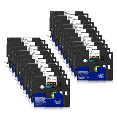 Sluxjet ݊ s[^b` e[v 12mm n TZe-334 Tz-334 ev uU[H s[^b`L[u P-touch ėp e[vJ[gbW 8m P^b` @Ή PT-P710BT PT-2500PC 20