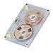 Lxworphology Blank Cassette Tapes, High Output Low Noise Reel to Reel Cassettes with 46min Recording Time for Music and Voice Recording, DIY Blank Recording Tape for Musicians (Gold)