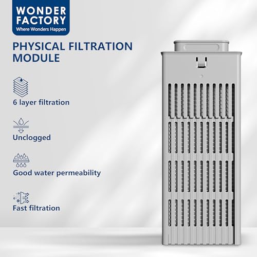 Image of Wonderfactory S1 Fish Tank Filter Replacement Cartridge for S1 Smart Fish Tank, Internal Sponge Filtration Media Aquarium Accessories Physical Cleaning for Clear Water (Red & Gray Shipped Randomly)