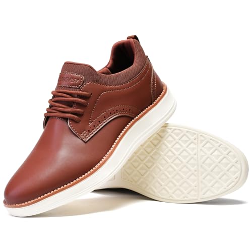 Mens Oxfords Shoes, Slip On Classic Fashion Casual Dress Business Shoes Lightweight Comfortable Walking Running Sneakers for Men2