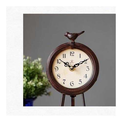 Reloj de mesa retro para regalo de inauguración y adorno de casa 4