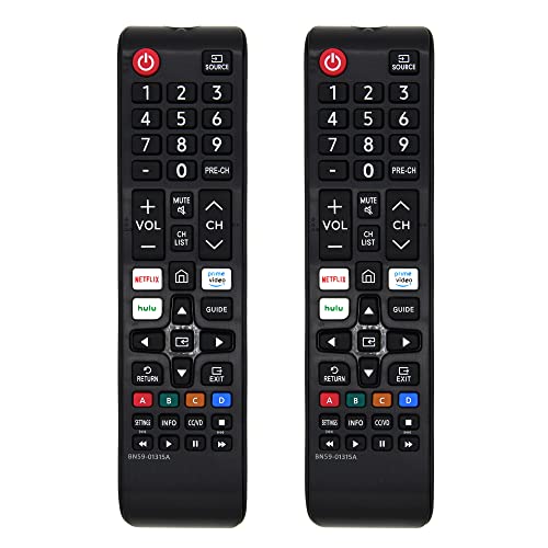 Newest Universal Remote Control For All Samsung Tv Remote Compatible All Samsung Led Lcd Hdtv Qled Suhd Uhd 4K 3D Smart Tvs (2 Packs) #TOP5