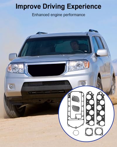 Image of Intake Manifold Gasket Set Fit for Honda Pilot 2003-2008 Acura MDX 2003-2006 Replace MS 96410-1