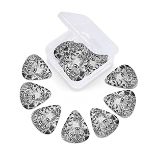 Ensemble de 12 médiators de guitare léopard des neiges pour guitare acoustique, guitare électrique, contrebasse, ukulélé - Les Beatles, Paul McCartney, John Lennon, RIngo Starr, George Harrison Ensemble de 12 médiators de guitare léopard des neiges pour guitare acoustique, guitare électrique, contrebasse, ukulélé – Image 6
