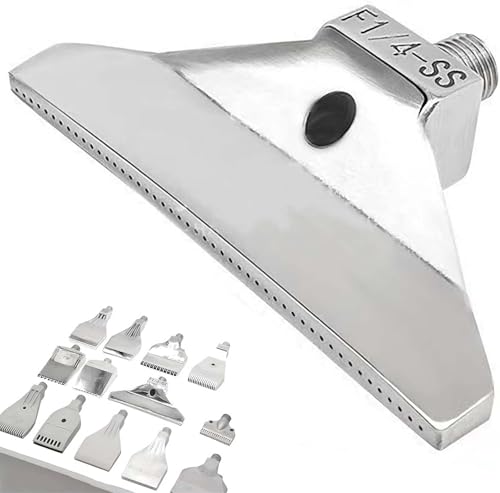 Cuchillo de aire eficiente con boquilla plana de acero inoxidable de 1/4 2