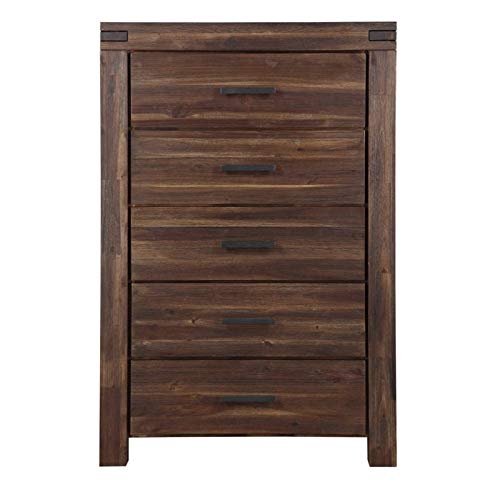 Modus Furniture Solid Wood, Chest, Meadow - Brick Brown #TOP4