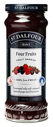 St. Dalfour Four Fruits Fruit Spread, 10 Ounce #TOP15