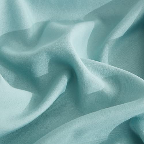 CHIXIN Ruffle Skirt Bedspread Cal King Size - 30" Long Drop, Shabby Chic Style, Lightweight Bedding Cover, 3 Piece Set, Seaglass by CHIXIN - Used condition - Image 5
