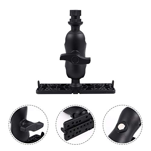 , placa de montagem para de peixes, eletrônico, Fishfinder Mount preto