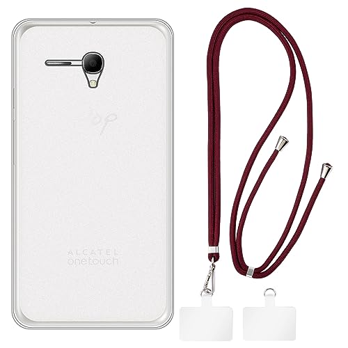 Funda de TPU con Correa Cruzada/Colgante Compatible con Alcatel Pop 3 5.5
