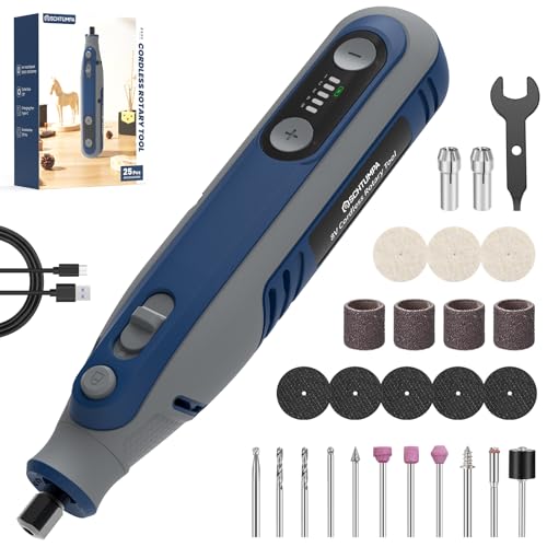 Navy Blue 8V Cordless Rotary Tool 8M