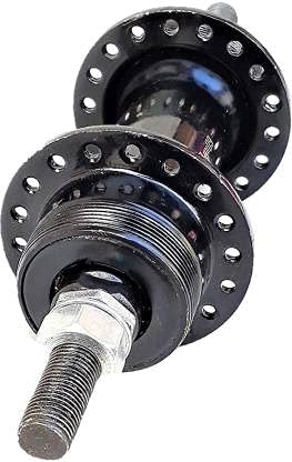 Cycle Hub Aluminium Alloy 36 Spoke Hole Rear/Back Side Threaded Hub for Cycle Alloy (Black)-image-11