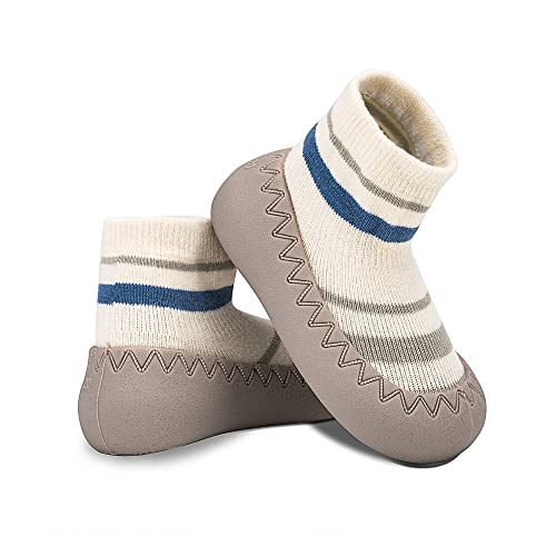 Pluatyep Baby Toddler Socks Non-Skid Soft Rubber Sole Shoes With Breathable Cotton Mesh Walking Shoes For Infant Girls Boys cover