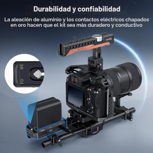 Evita cortes de energía en tu Sony A7 IV usando la placa de batería NP-F SmallRig 4341 6