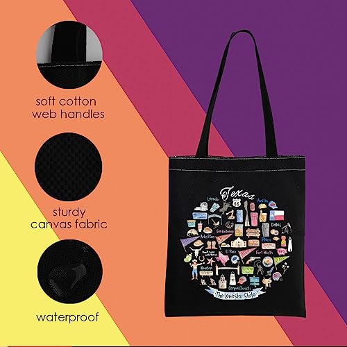 MNIGIU Texas Tote Bag - Souvenir Travel Bag & Housewarming Wedding Gift2