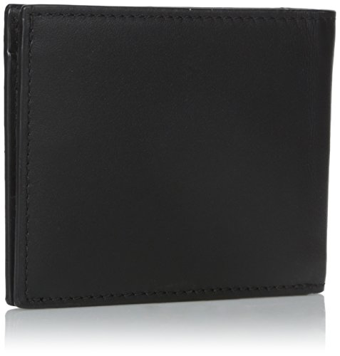 Lacoste Mens Lacoste Men's Fitzgerald Leather Billfold With Id Card Holder Wallet, Black, One Size Us #TOP1