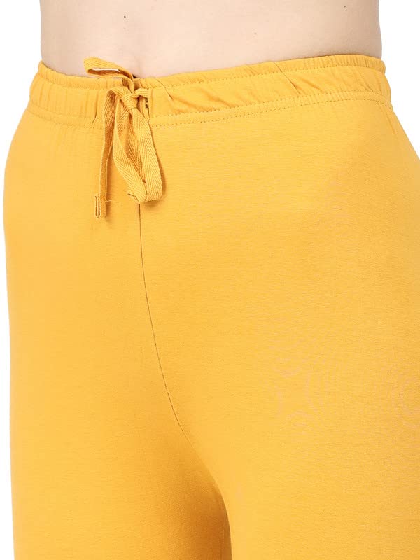 Image of Robinbosky Cotton Churidhar Leggings for Women - Stylish, Stretchable & Flattering Fit for All-Day Comfort
