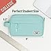 Mr. Pen Large Capacity Pencil Pouches and Bags - Mint Green School and College Pencil Case