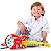 Dimple Kids Handheld Musical Electronic Toy Guitar with Over 20 Interactive Buttons, Levers and Modes for Children, Best Toy for Girls & Boys (Guitar with Batteries)