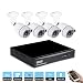 Produktbild Tonton CCTV 1080P Video Überwachungssystem 8CH TVI DVR Recorder mit 4 Außen HD 1080P Überwachungskamera Set ohne Festplatte, 20m IR Nachtsicht, Bewegung Alarm, Smartphone & PC Schnellzugriff weiß
