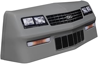 Replacement for Nose MD3 2-Piece Complete Plastic Gray Chevy Monte Carlo 1988 Street Stock Kit Direct Fit