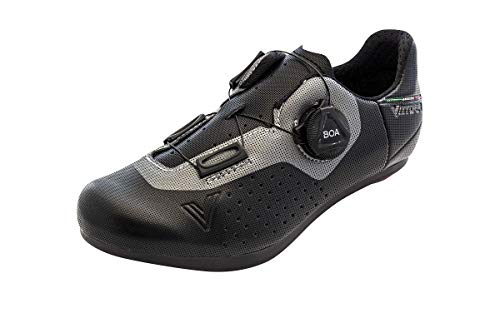 Vittoria Alise' Kid Road Cycling Shoes (Eu 32, Black/Grey, Numeric_1) #TOP23