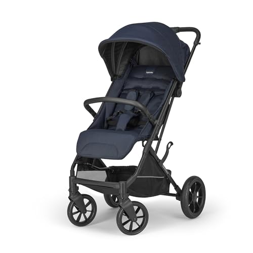 Inglesina Zenit Passeggino, Blu, Compatto, Adatto fino a 22kg, Ruote con Sospensioni, Seduta Ampia, Esclusiva Amazon