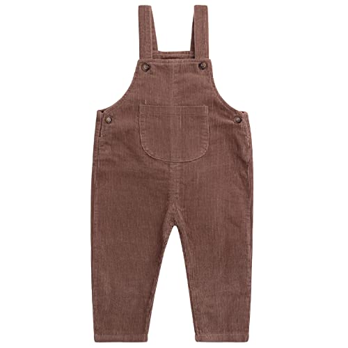 Camilife Baby Jungen Mädchen Latzhosen Overall Kord-Latzhose Cordhose...