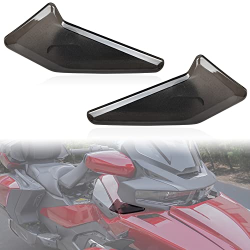 SAUTVS Adjustable Side Air Deflectors for Can Am Spyder RT, Side Windshields Wind Deflectors Wings Windscreens for Can-Am Spyder RT 2020-2026 Accessories (2PCS, Replace #219401040)