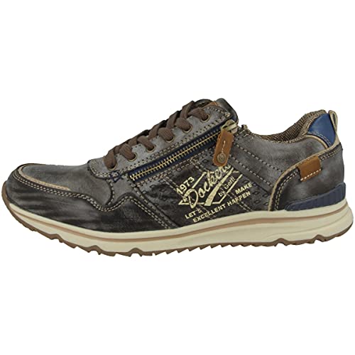 Preisvergleich Produktbild Dockers by Gerli Herren 42MO007 Sneaker, Braun (Dunkelbraun 380), 43 EU