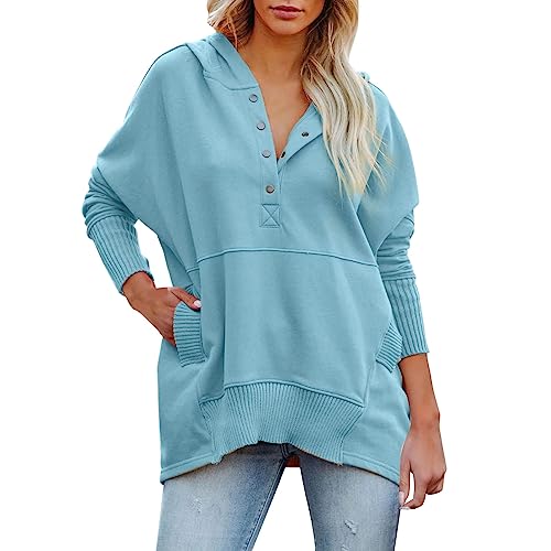 Skang Damen Hoodie Sweatshirt Herbst Winter Pullover Oberteile Langarmshirt...