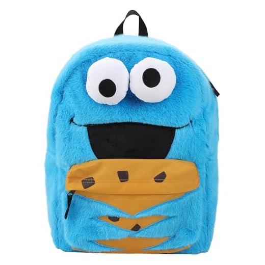 Sesame Street Cookie Monster Blue Backpack