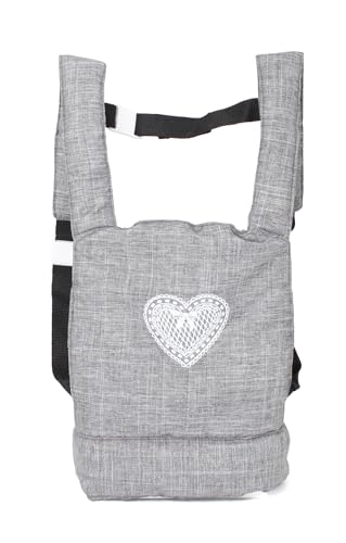 Bayer Chic 2000 - Puppen-Tragegurt, Puppentrage, Puppenzubehör, Jeans grau