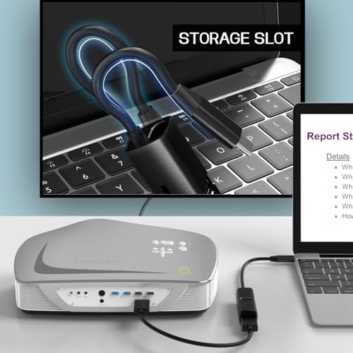 Image of Verilux USB C Hub 3 in 1 USB 3.0 Hub 4K HD USB C to HDMI Hub Support PD100W Charging & 5Gbps Data Transfer Universal USB C Hub for Phone, PC, Laptop, Flash Drive