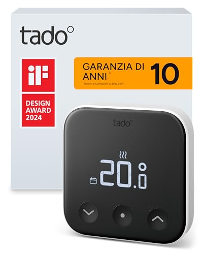 tado° termostato intelligente X, prodotto aggiuntivo come termostato ambiente cablato, controllo...
