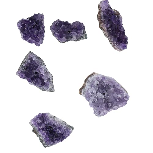 Newwe Amythestyst Crystals Incense Holder For Sticks, Healing Crystal Stone Incense Burner Stainless Steel Ash Catcher For Yoga, Meditation & Home Decor #TOP3