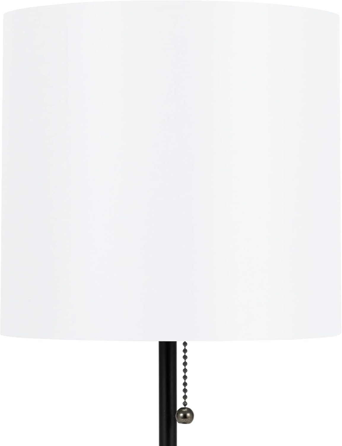 Catalina Lighting 17842-031 Modern Accent Table Lamp, Desk Lamp for Office, Dorm, or Bedroom, Reading Light Nightstand Lamp, LED Bulb NOT Included, 19", Classic Black