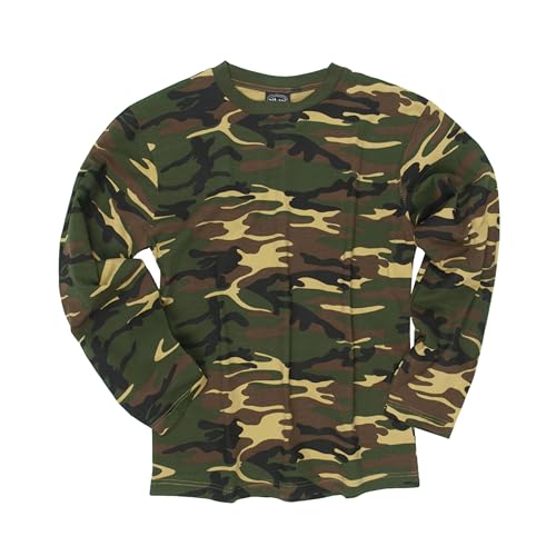 Camiseta de manga larga Camo Woodland Woodland Camo Medium