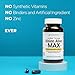Holistic Health Labs Vision Alive Max with 8 Natural Ingredients Lutemax® 2020, Bilberries, Blueberries, c3g from Black Currant, Maqui Berry, Saffron, and Astaxanthin (30 Count (Pack of 1))