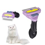 Yoseka 猫 ブラシ よく取れる 猫 抜け毛取り 猫 アンダーコート ブラシ ネコ ブラシ ペット ブラシ スリッカーブラシ 猫 くし