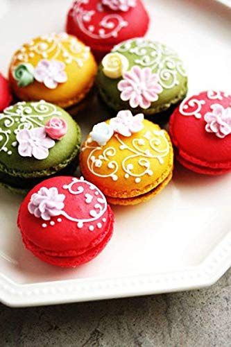 Webake Macaron Silicone Mat Set Of 2, Macaroon Baking Mat 54-Cavity, Silicone Template Sheet Baking Pan Liner For Cookie, Pastry Making(Green) #TOP3