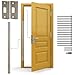 Door Armor Mini - Door Security Reinforcement Kit For Jamb, Frame, Strike Plate - DIY Home Security - Satin Nickel