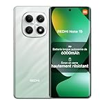 Xiaomi REDMI Note 15, Smartphone 8+128Go, Batterie Longue autonomie 6000mAh, Résistance à l'eau IP64, Appareil Photo Ultra-Net 108 Mpx, Écran FHD+ de 6,77", Vert, Garantie 2 Ans, Chargeur Non Inclus