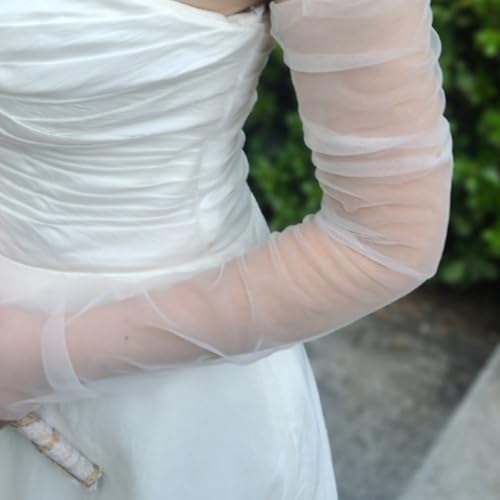 Wedding Gloves For Bride And Bridesmaids Evening Parties Fingerless Arm Sleeves Arm Gloves For Formal Special Occasion4